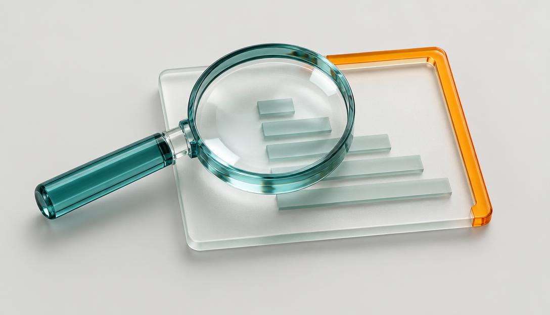 Lupa sobre un informe abstracto de cristal: revisión del crédito