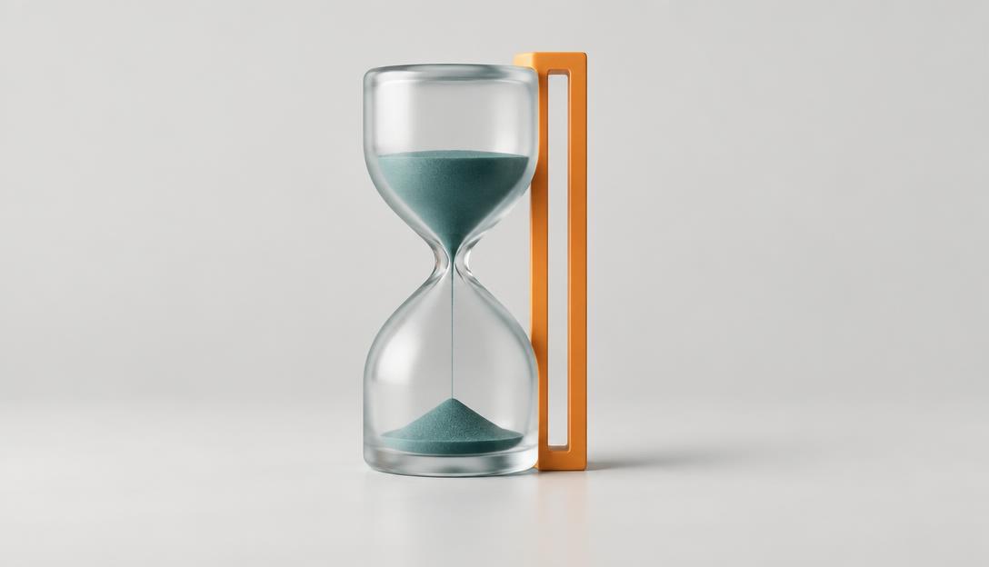 Reloj de arena de cristal: protección por un período definido